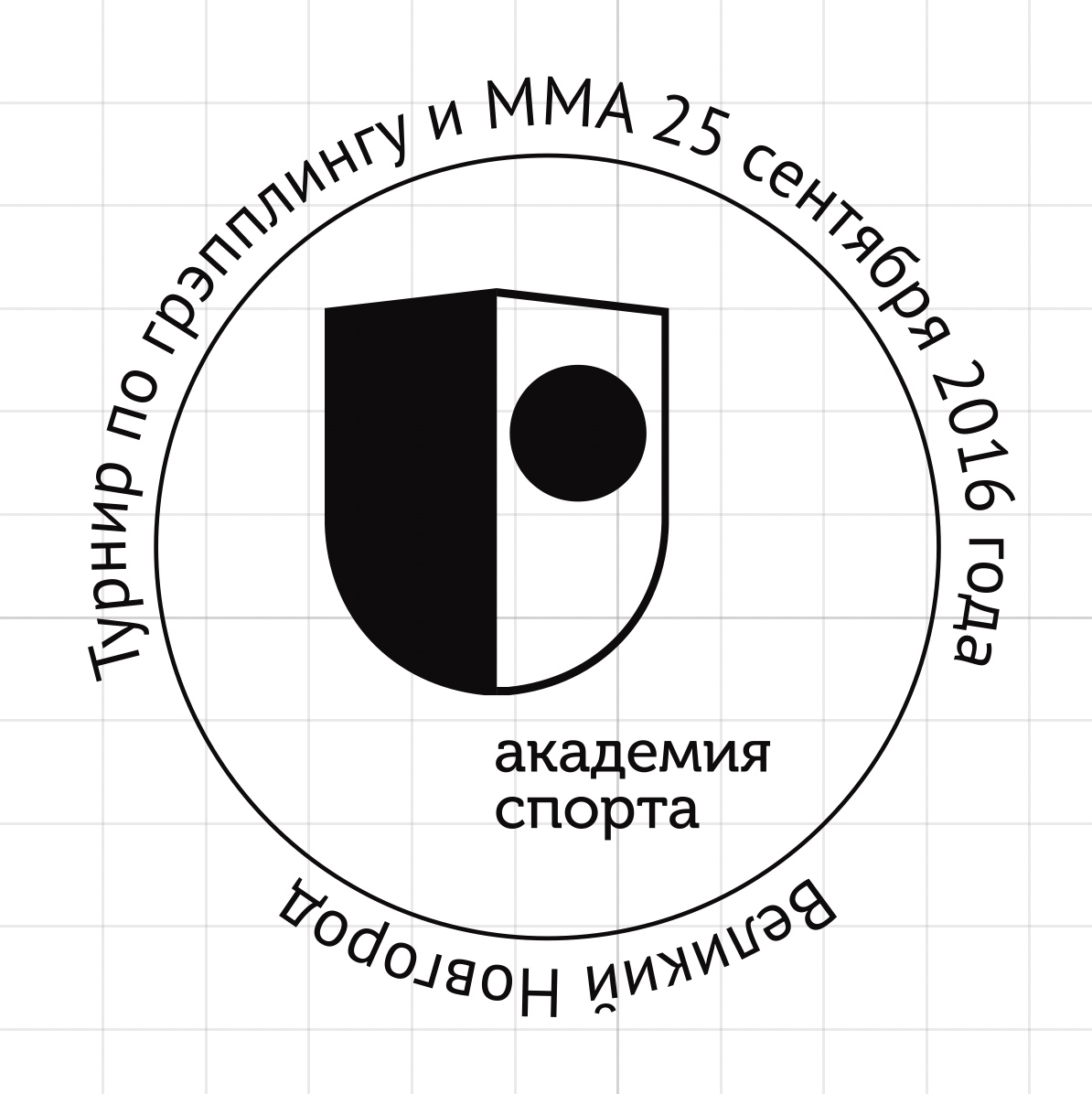Макет медали с логотипом Tov Team